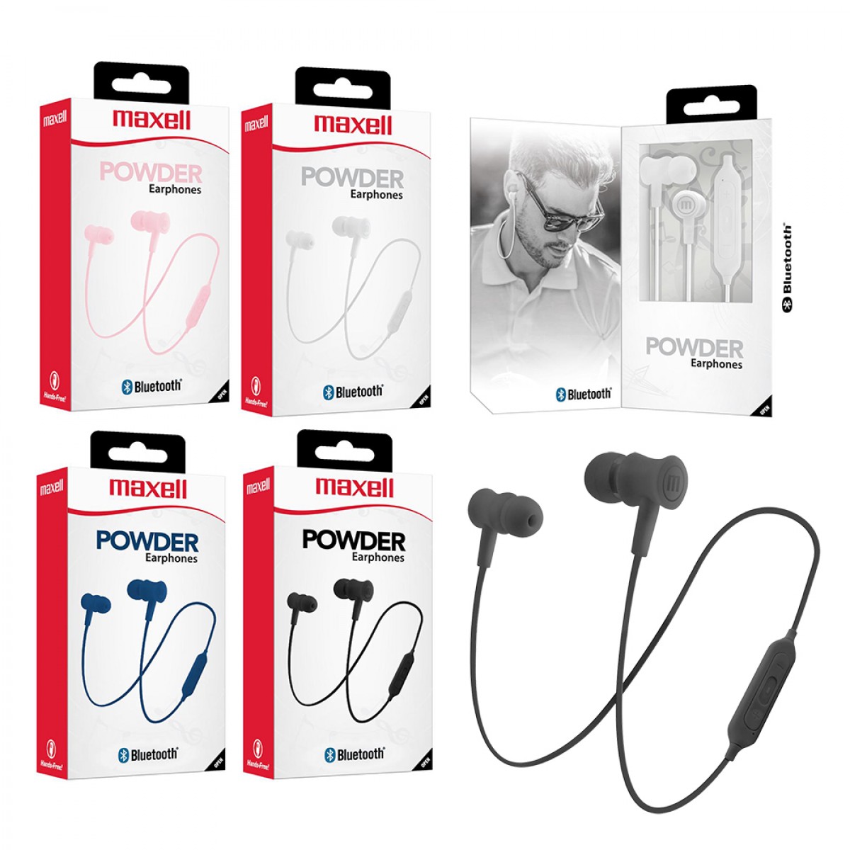 Maxell discount powder earphones